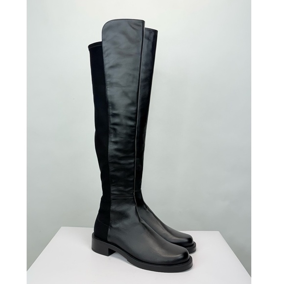New Stuart Weitzman 5050 Bold Over The Knee Boot Sz 7.5 - Picture 2 of 13